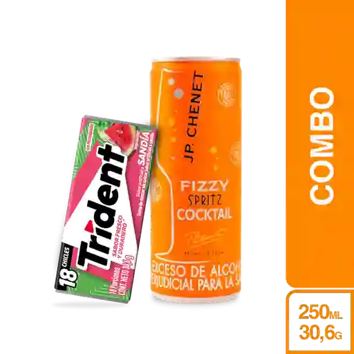 Combo Fiesta Trident Sandia + JP Chenet Aperitivo Fizzy Spritz