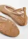 Zapatos Fiore1 Camel Talla 42 Mujer Mango