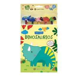 Crear Arte Dinosaurios Lapices y Borradores de Hojalata El Gato