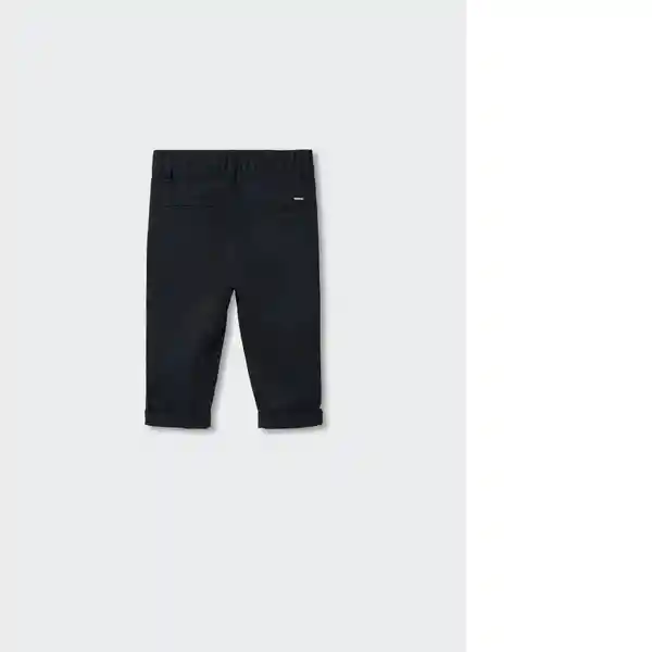 Pantalón Chino Navy Talla 69 Niños Mango