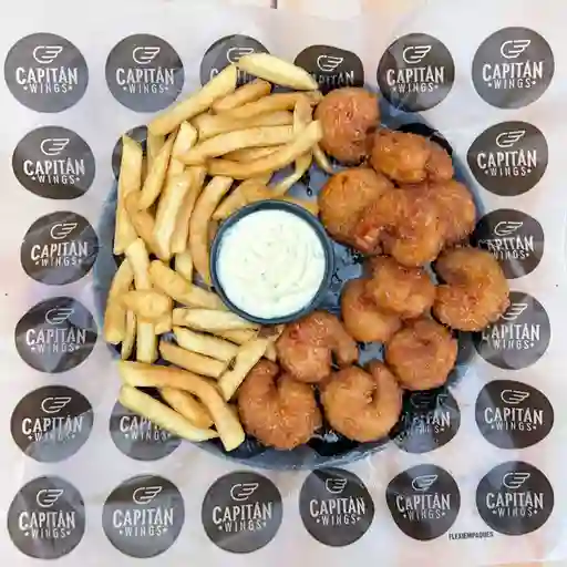 Camarones apanados