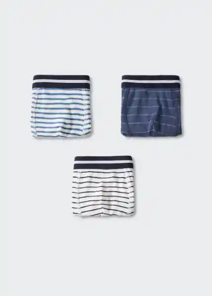 Boxer Stripes Azul Talla 13 Niños Mango