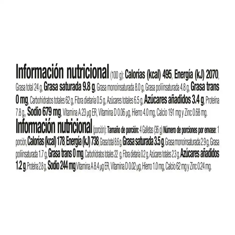 Galletas Dux Ranchera Queso Fundido (216 Gr)