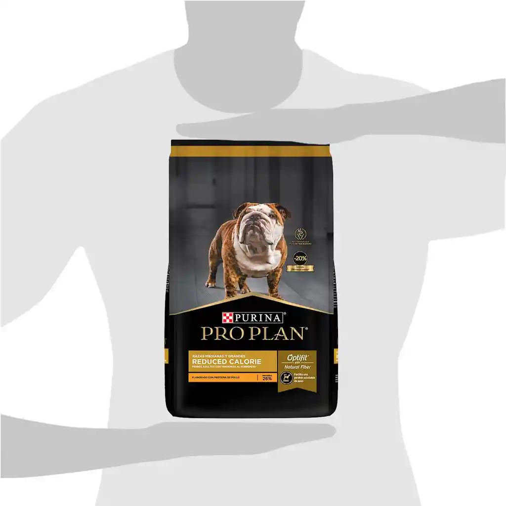 Comida para perros adultos calorias reducidas razas medianas y grandes Purina Pro Plan x 3 kg