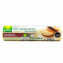 Gullon Galletas Tipo Sandwich con Crema de Chocolate sin Azúcar