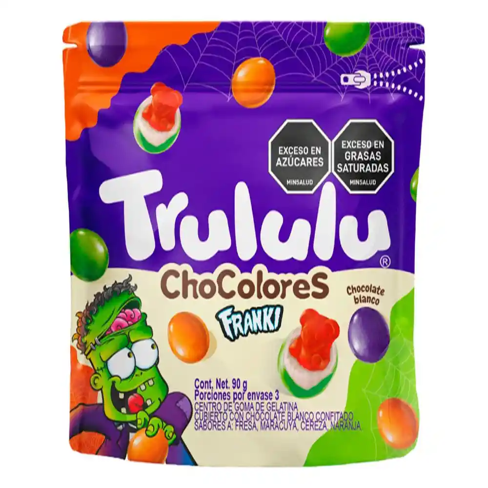 Goma Trululu Franki Gelatina Cubierto Choco (90 Gr)