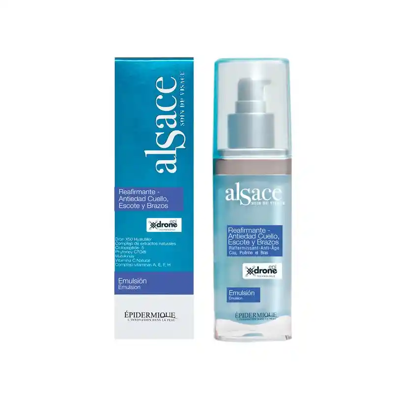 Alsace Emulsión Reafirmante Antiedad Cuello Escote y Brazo