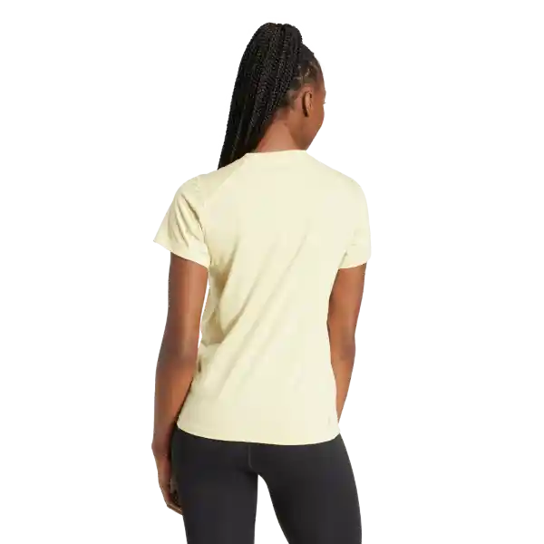 Adidas Camiseta Tr-Es Logo T Entrenamiento Mujer Amarillo S