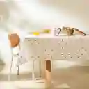 Mantel Print Blanco Casaideas
