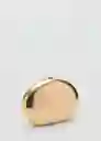 Bolso P Monada Oro Talla 99 Mujer Mango