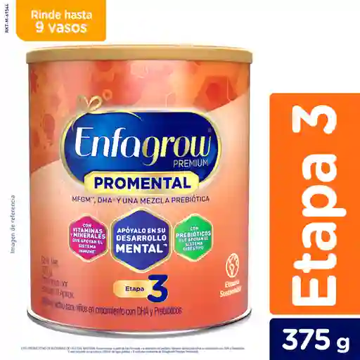 Alimento Lácteo Enfagrow Premium Promental Natural Etapa 3 375 g