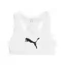 Puma Brasier 4Keeps Para Entrenamiento de Mujer Blanco Talla M