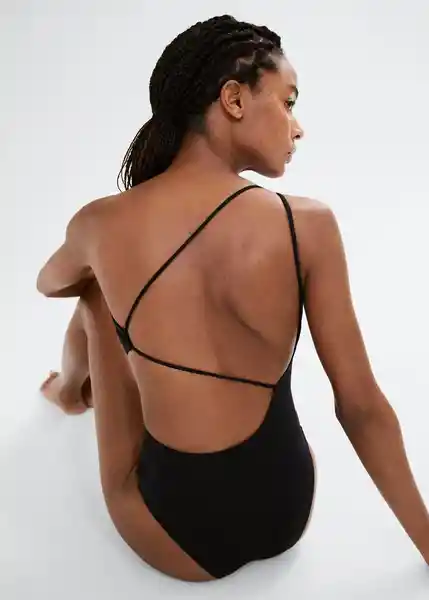 Traje del Bañador Cira Negro Talla XS Mujer Mango