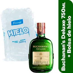 Whisky Buchanans Deluxe 750 mL + Obsequio Bolsa de Hielo