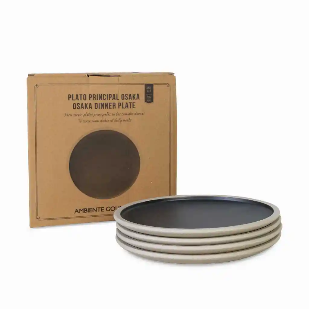 Plato Principal Osaka 26cm Setx4