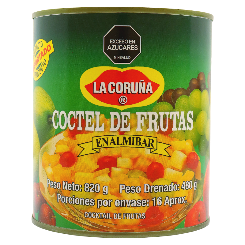 La Coruña Cóctel de Frutas en Almíbar 820 g