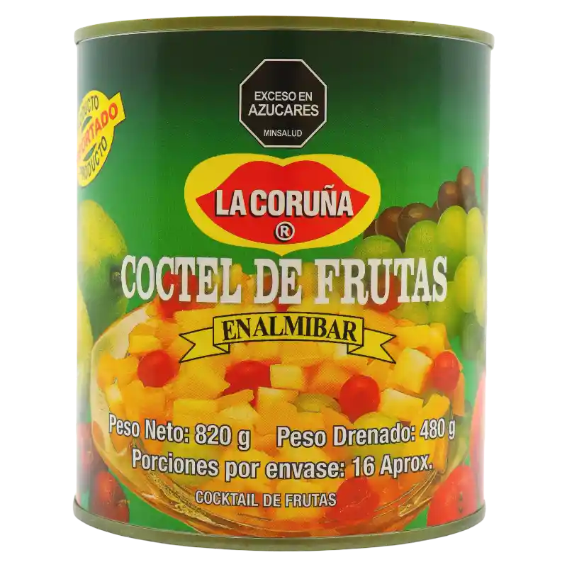 La Coruña Cóctel de Frutas en Almíbar