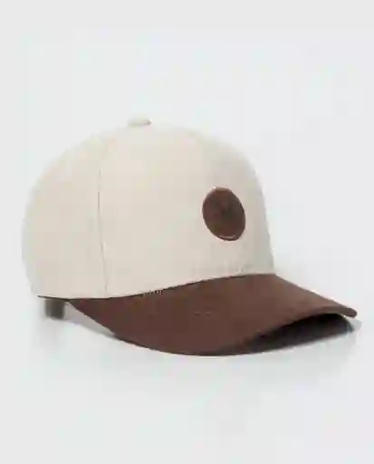 Gorra Suede Colorblock Beige Albarizo Medio Talla M Chevignon