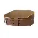 Cinturón de Pesas de Cuero Marrón Talla XL Everlast