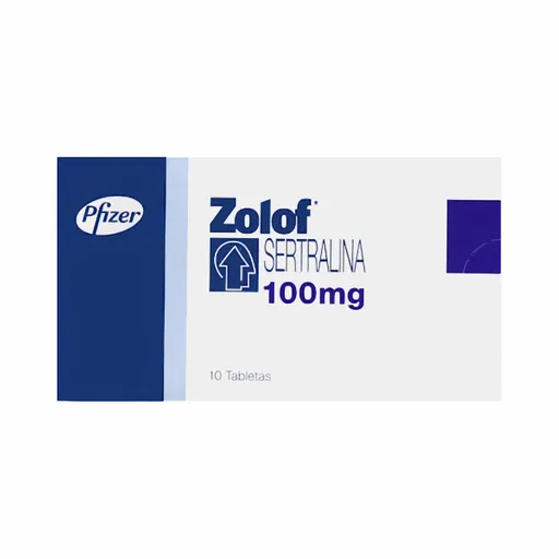 Zolof Antidepresivo (100 mg) Tabletas