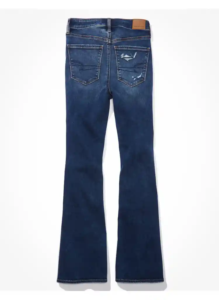 Jean Flare Azul Talla 10 Regular Mujer American Eagle