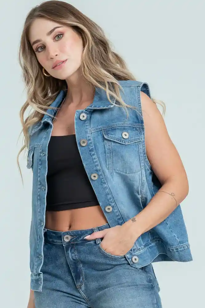 Chaleco Denim