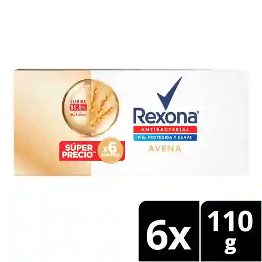 Rexona Jabón Antib Avena