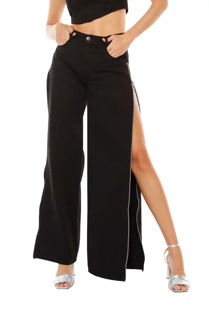 Pantalón Negro Para Mujer Malfi