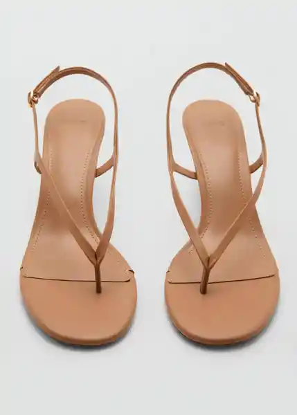 Sandalias Uri Camel Talla 41 Mujer Mango