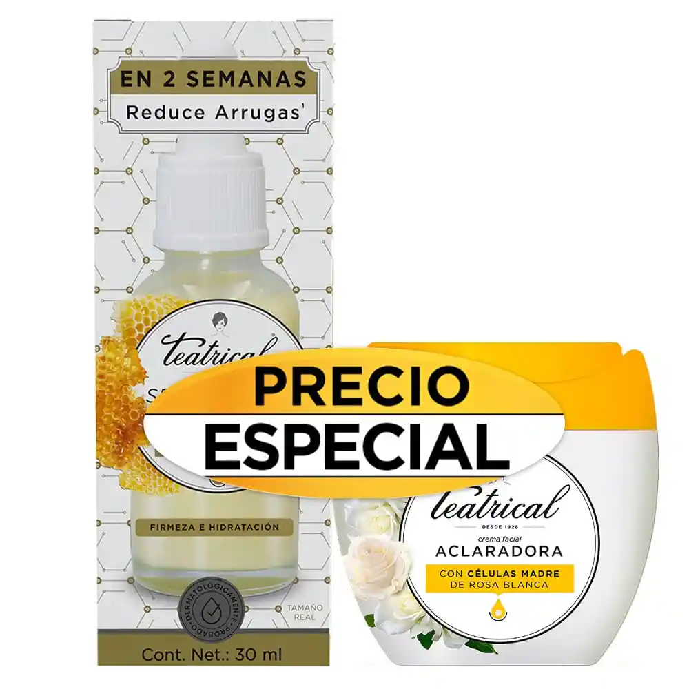 Oferta Teatrical Serum X 30ml+crema Facial Precio Especial