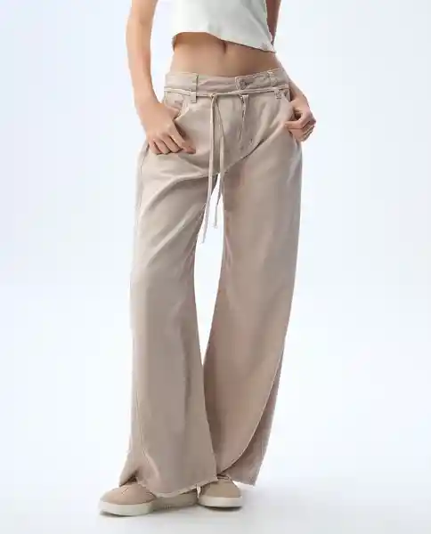 Pantalón Mujer Crudo Talla 10 631G002_CRU110606 Americanino