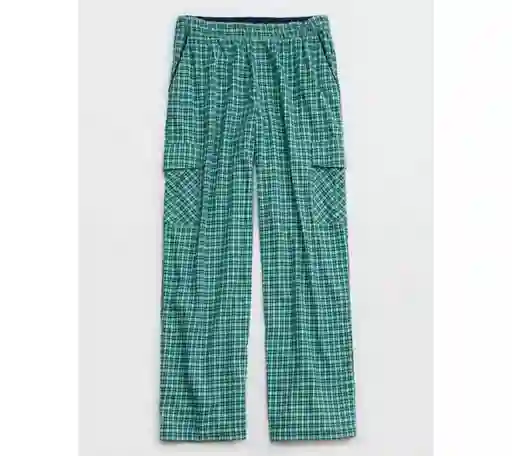 Pantalón de Pijama Aerie Verde Talla Medium American Eagle