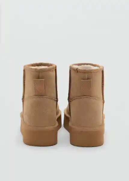 Botines Amelie Camel Talla 39 Niñas Mango