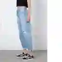 Jean Jack Mujer Azul Indigo Claro Talla 10 492E301 Naf Naf