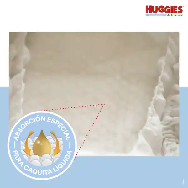 Pañales Huggies Active Sec Etapa 0/Rn Absorción 25 Und