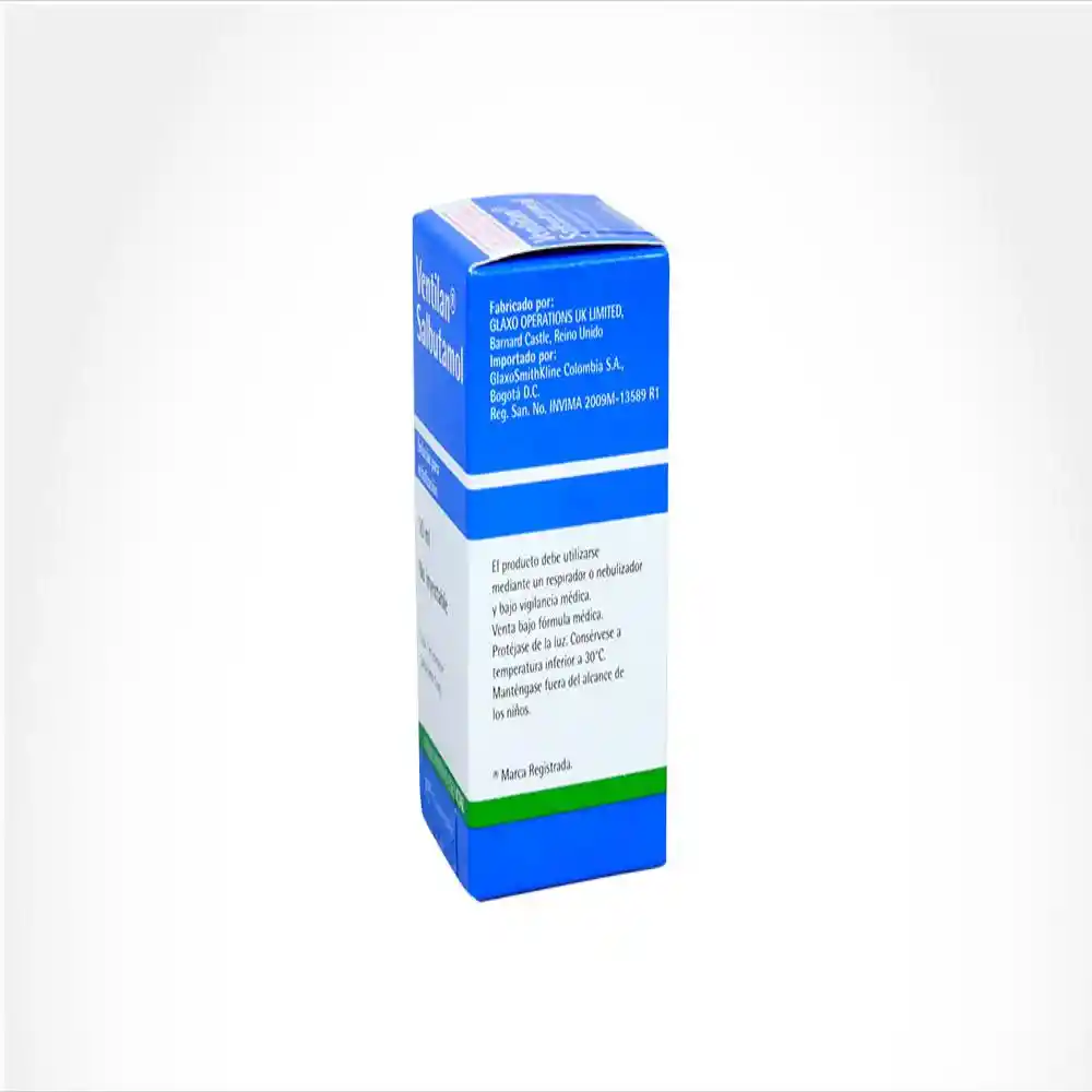 Ventilan Salbutamol (5 mg) Solución para Nebulización