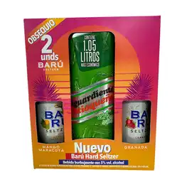 Pack Aguardient Gts 2 Lata Bar Antioqueno