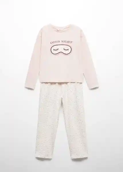 Pack Pijama Mask Rosa Talla 06 Niña Mango