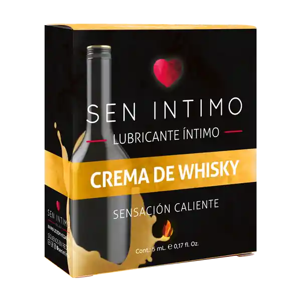 Sen Íntimo Lubricante Íntimo Crema de Whisky Sensación Caliente