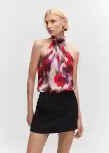 Blusa Nice Offwhite Talla XL Mujer Mango