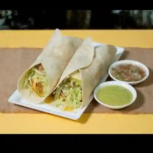 2 Burrito Vegetariano