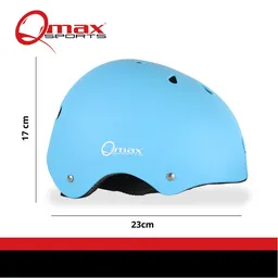 Qmax Casco de Patinaje Blue Nuevo