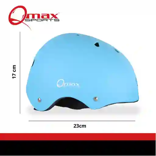 Qmax Casco de Patinaje Blue Nuevo