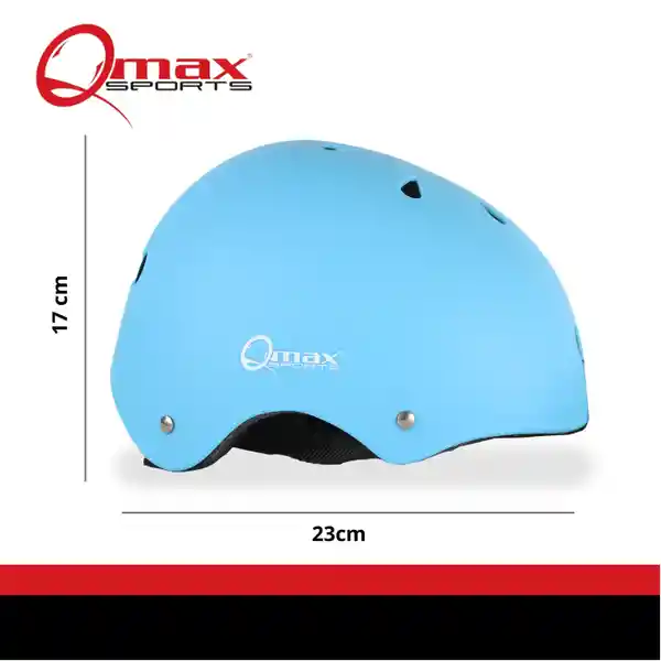 Qmax Casco de Patinaje Blue Nuevo