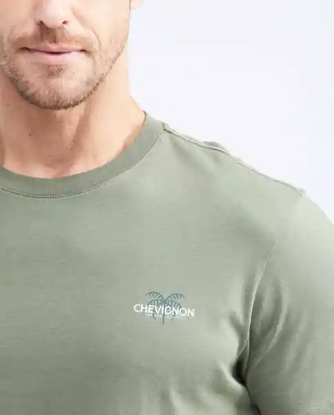 Camiseta Masculino Verde Miliciano Oscuro T XXL Chevignon