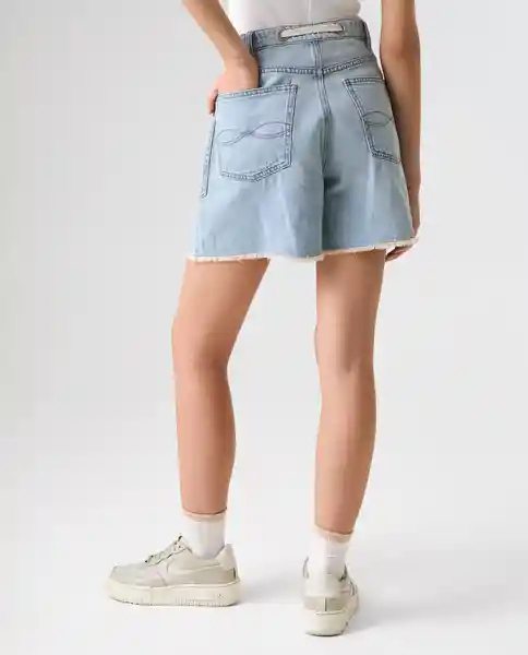 Short Mujer Azul Talla 10 352G000_AZU114604