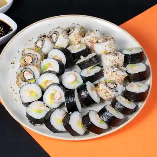 Paga 20 lleva 30 piezas y postre