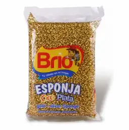 Brio Esponja Oro Plata