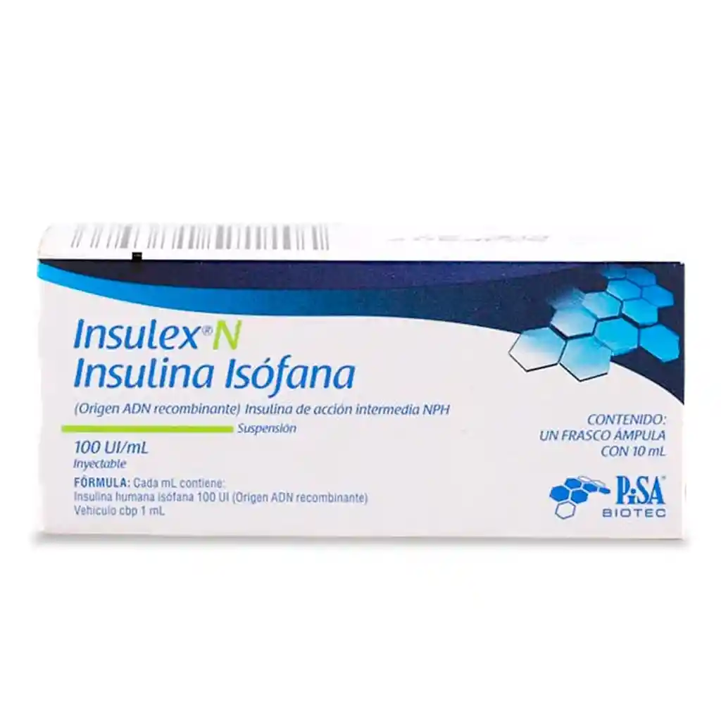 Insulex N Insulina Isofana 100 Ui/ml