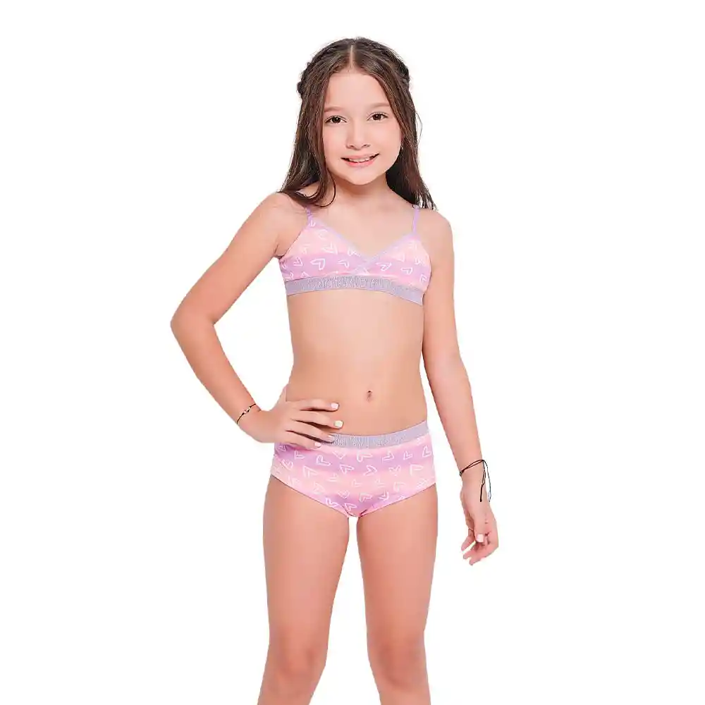 Conjunto Niña Ropa Interior Lely Talla 14